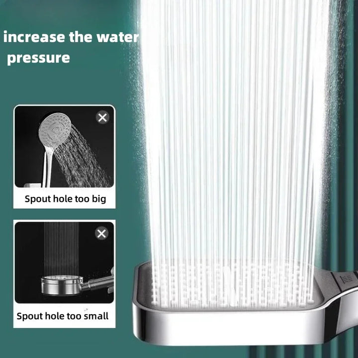 BowLift | High Pressure Large Panel Hand Shower