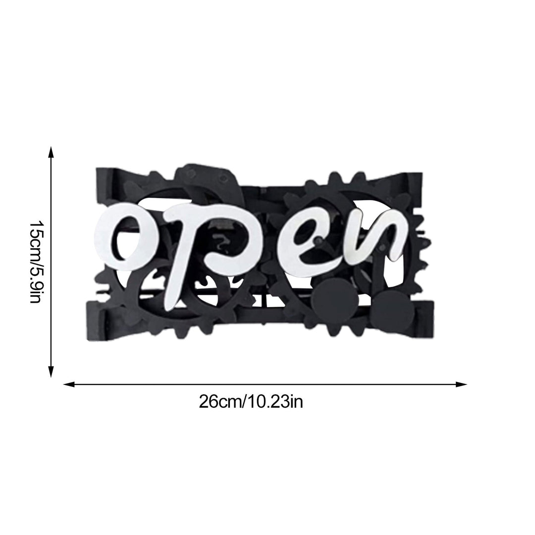 BowLift | Wooden Double-Sided Reversible Open Closed Sign