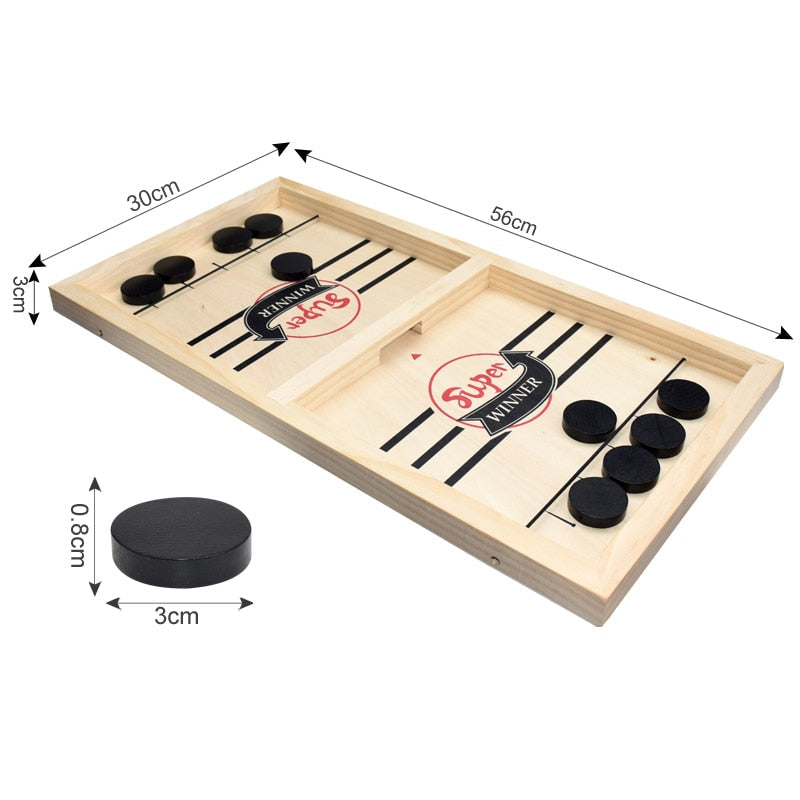 Wooden Table Hockey Game for Families Bowlift