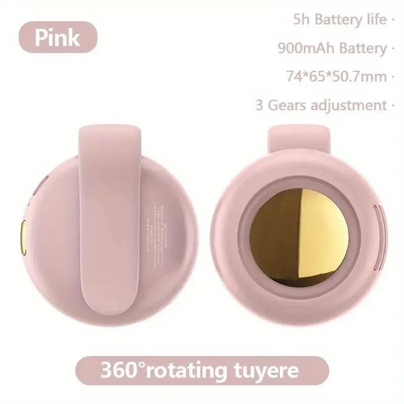 BowLift | BreezeClip Mini-Fan | Quiet, portable and 360° rotatable for kids and on the go