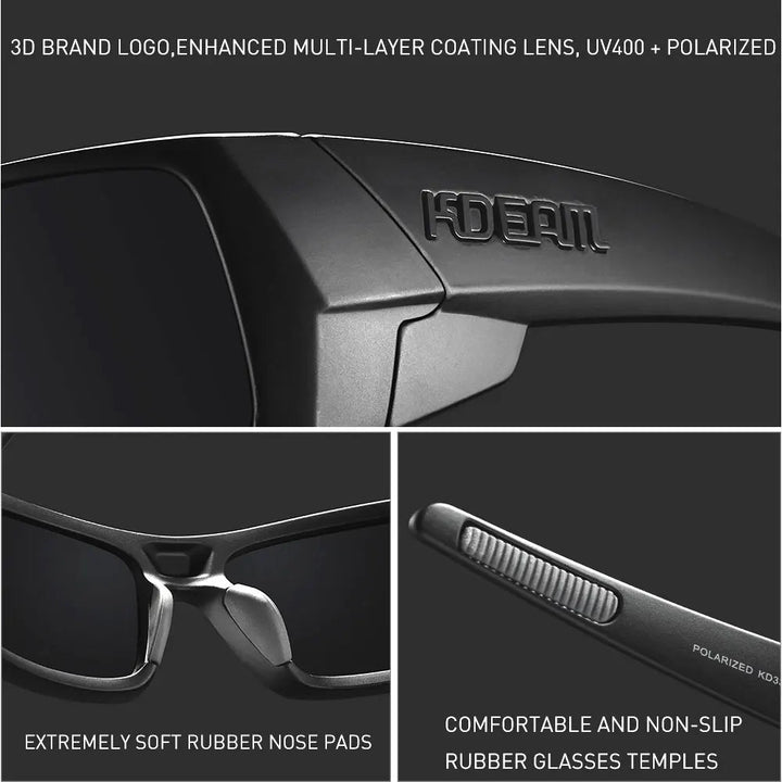 Photochrome Sunglasses Black Frame with Case | Bowlift