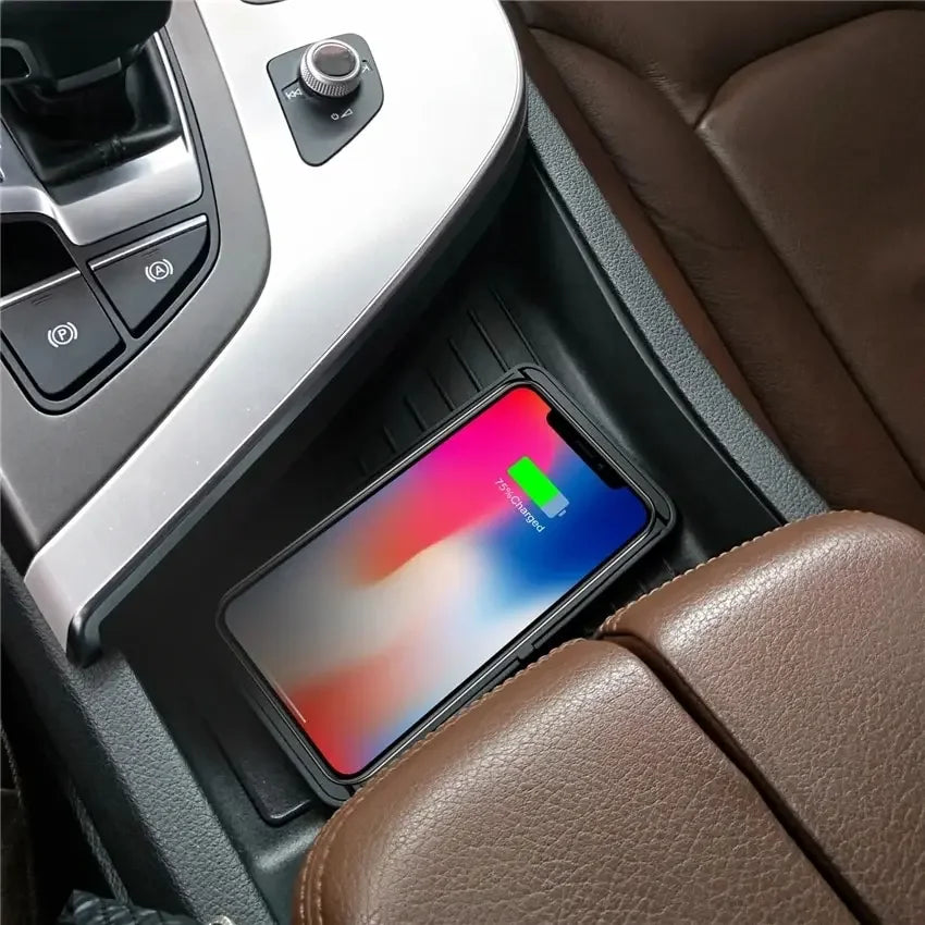 BowLift | Enervia Wireless Charging Pad | 15W Fast Charging | Non-Slip & Ultra-Slim | For Car & Home
