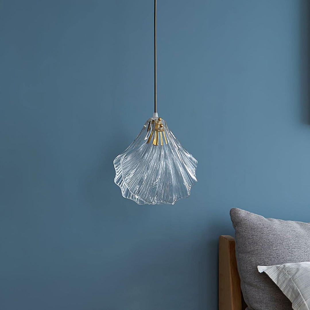 BowLift | Mini Shell Pendant Light – Glass Coastal Design
