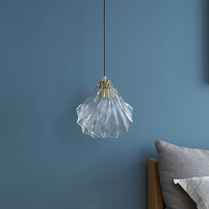 BowLift | Mini Shell Pendant Light – Glass Coastal Design