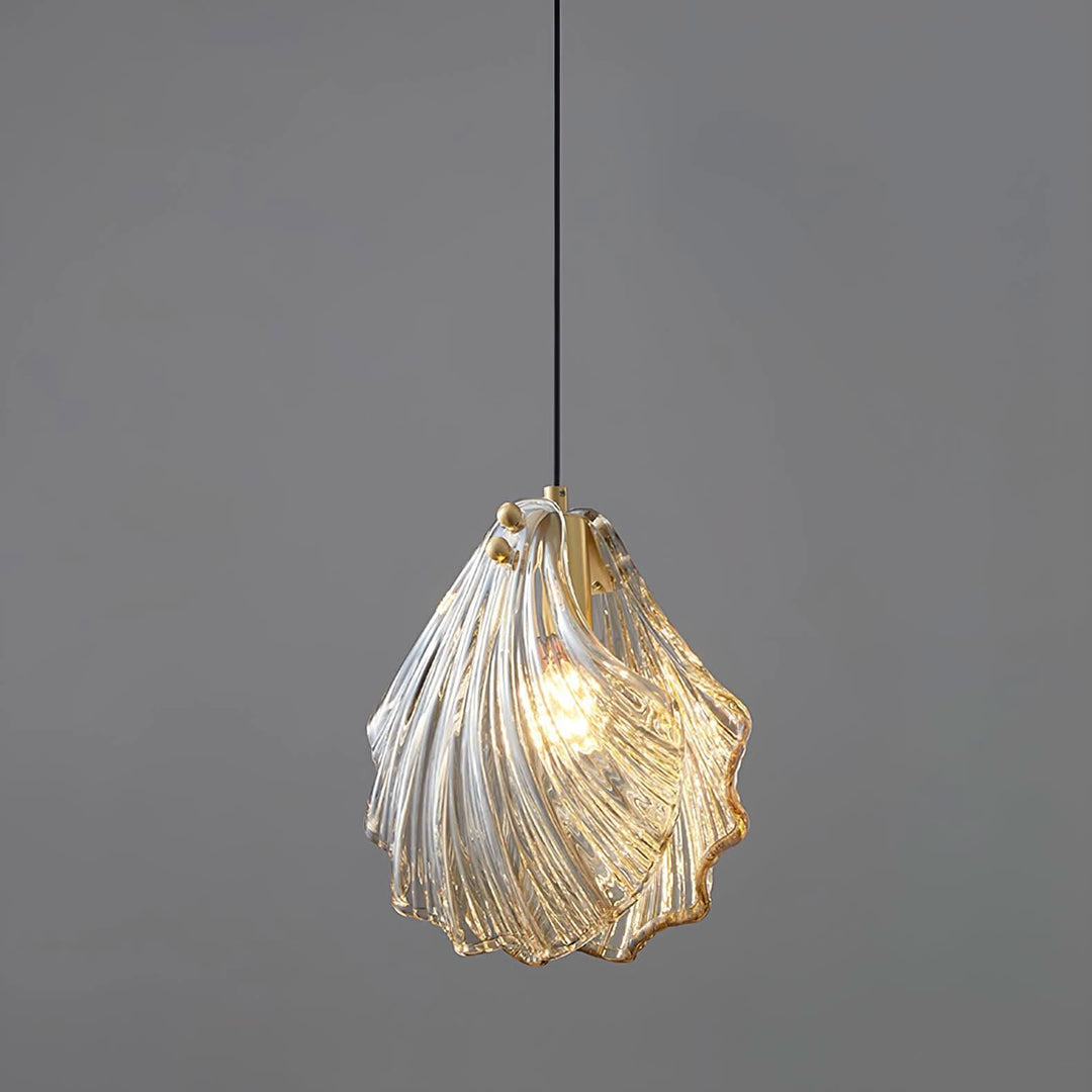 BowLift | Mini Shell Pendant Light – Glass Coastal Design