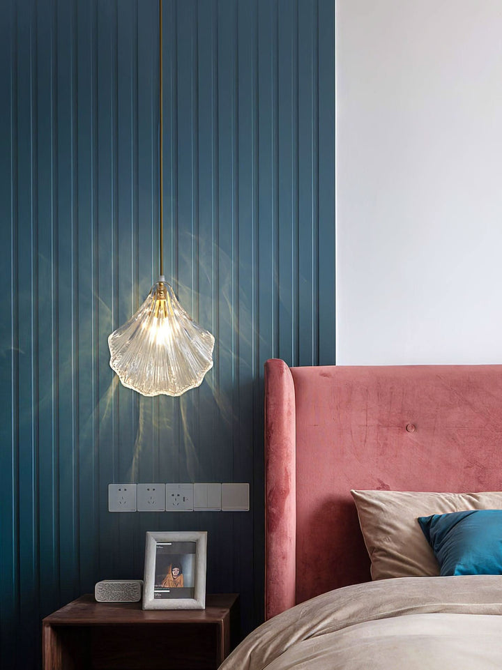 BowLift | Mini Shell Pendant Light – Glass Coastal Design
