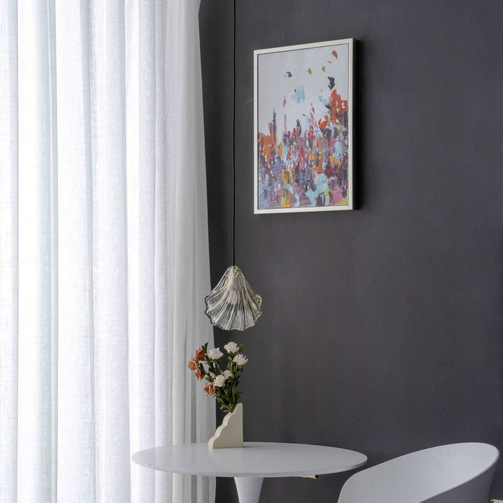 BowLift | Mini Shell Pendant Light – Glass Coastal Design