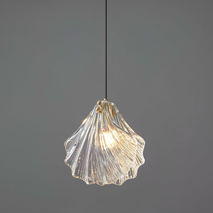 BowLift | Mini Shell Pendant Light – Glass Coastal Design