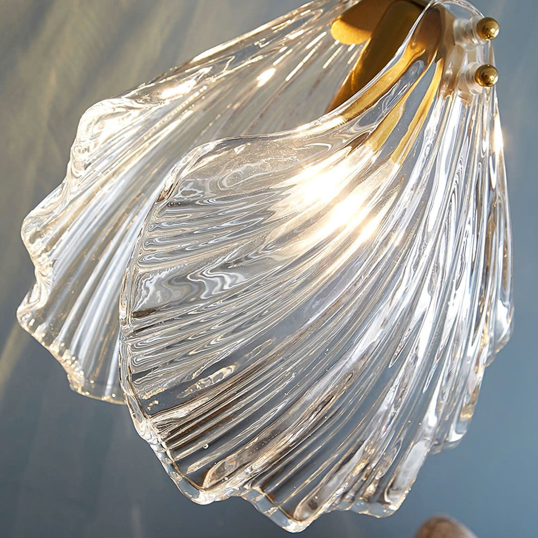 BowLift | Mini Shell Pendant Light – Glass Coastal Design