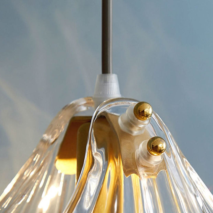 BowLift | Mini Shell Pendant Light – Glass Coastal Design
