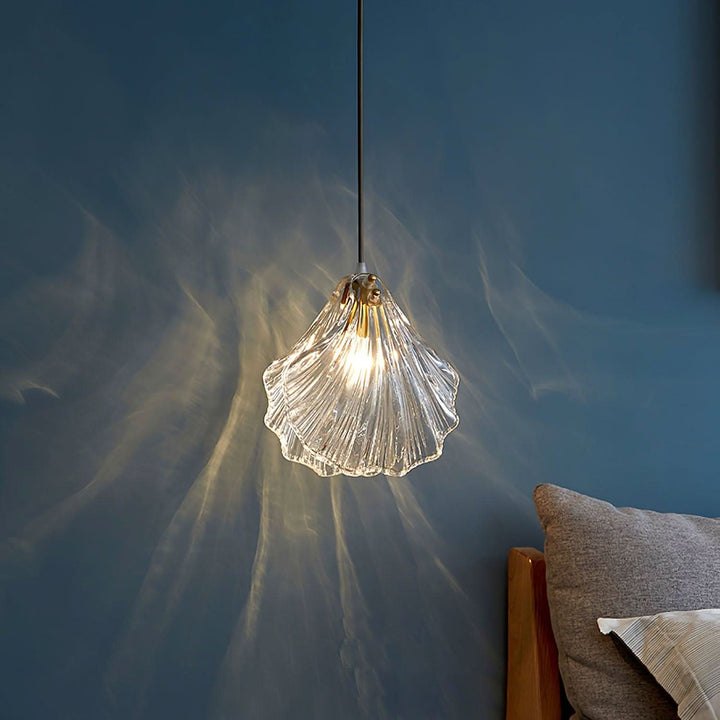 BowLift | Mini Shell Pendant Light – Glass Coastal Design