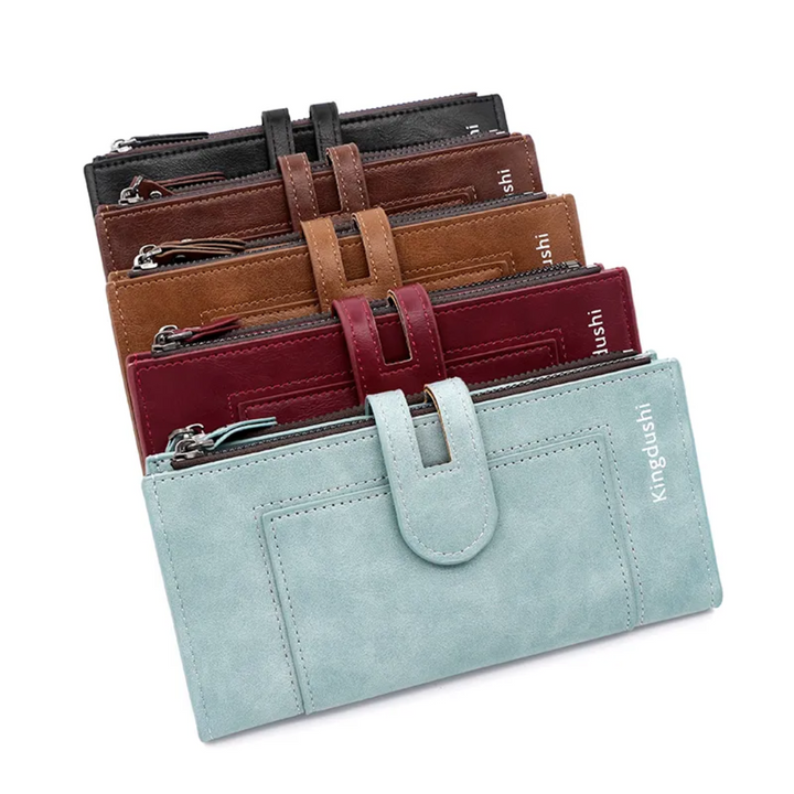 Long Leather Wallet for Ladies Bowlift
