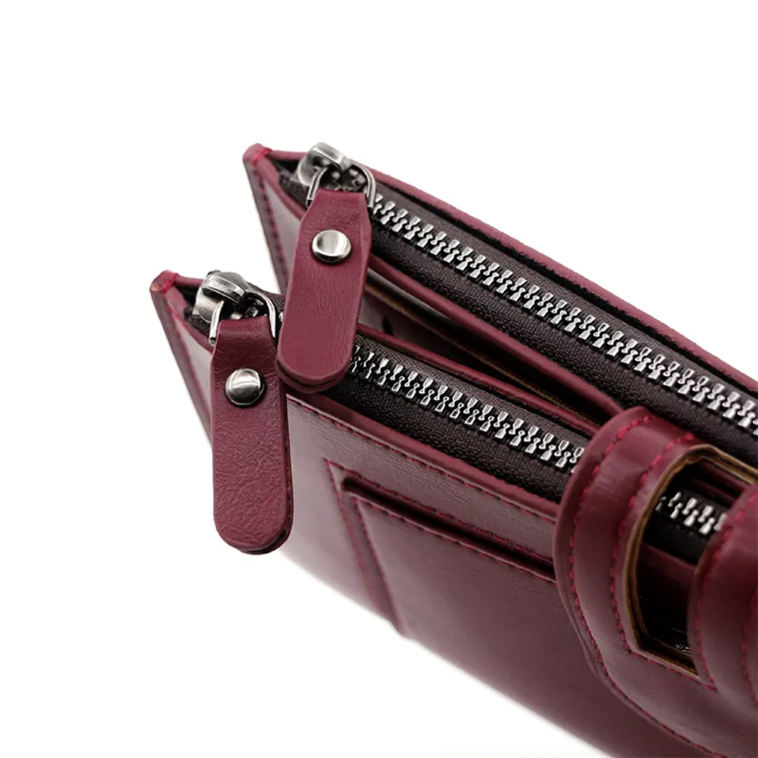 Long Leather Wallet for Ladies Bowlift