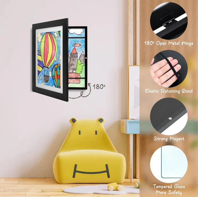 BowLift | ArtNest Magnetic Frame | Creative display solution for children's artwork