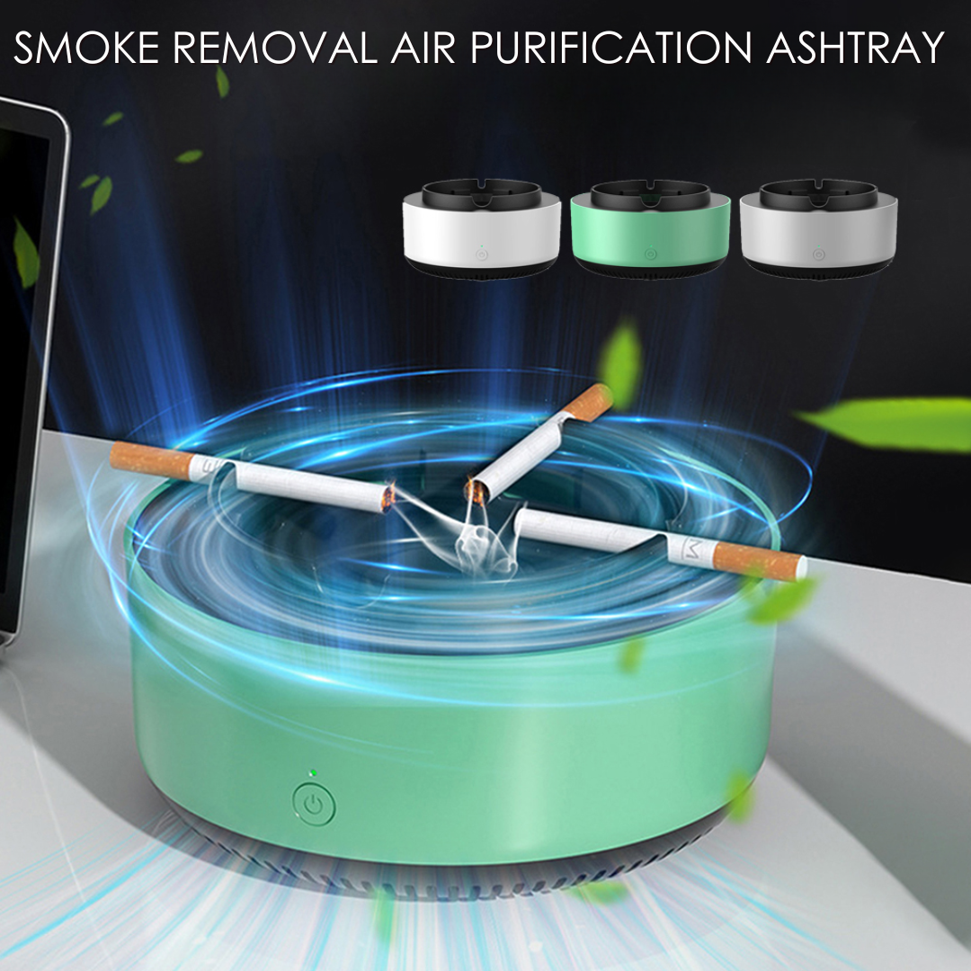 BowLift | Smoke Removal Air Purifier Ashtray with Advanced Filter System – Stylish Indoor Air Odor Eliminator for Clean Air