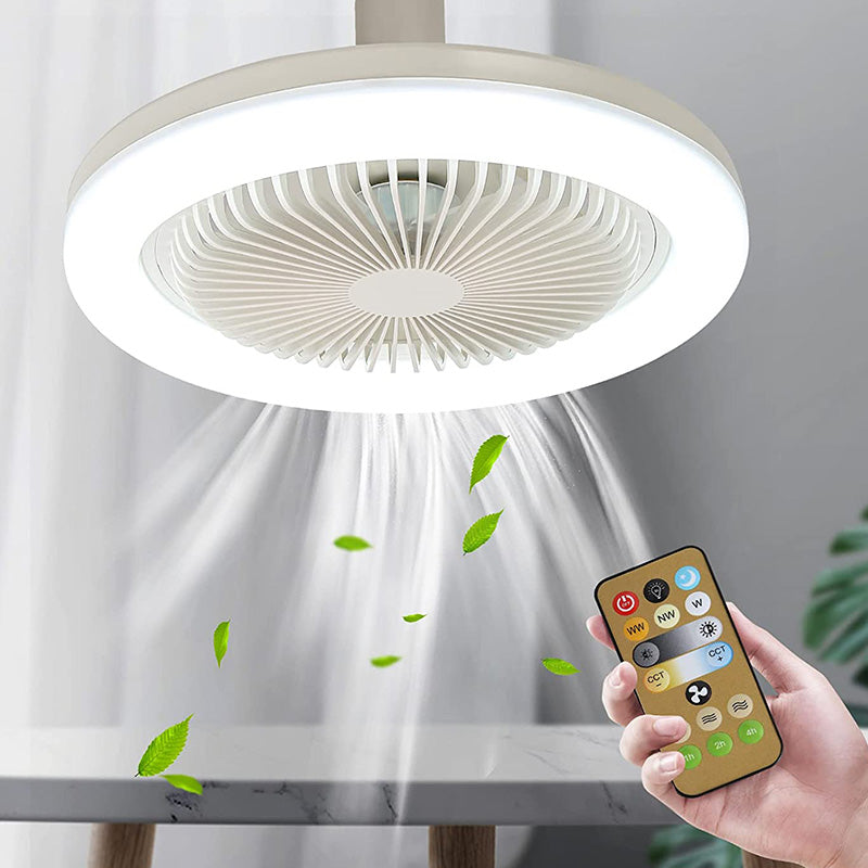 BreezeGlow Fan Light – Ceiling fan with remote control Bowlift