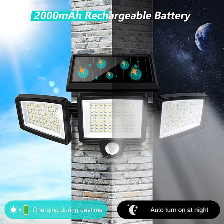 SolarGuard - Super Bright LED Security Light with Motion Sensor | Bowlift