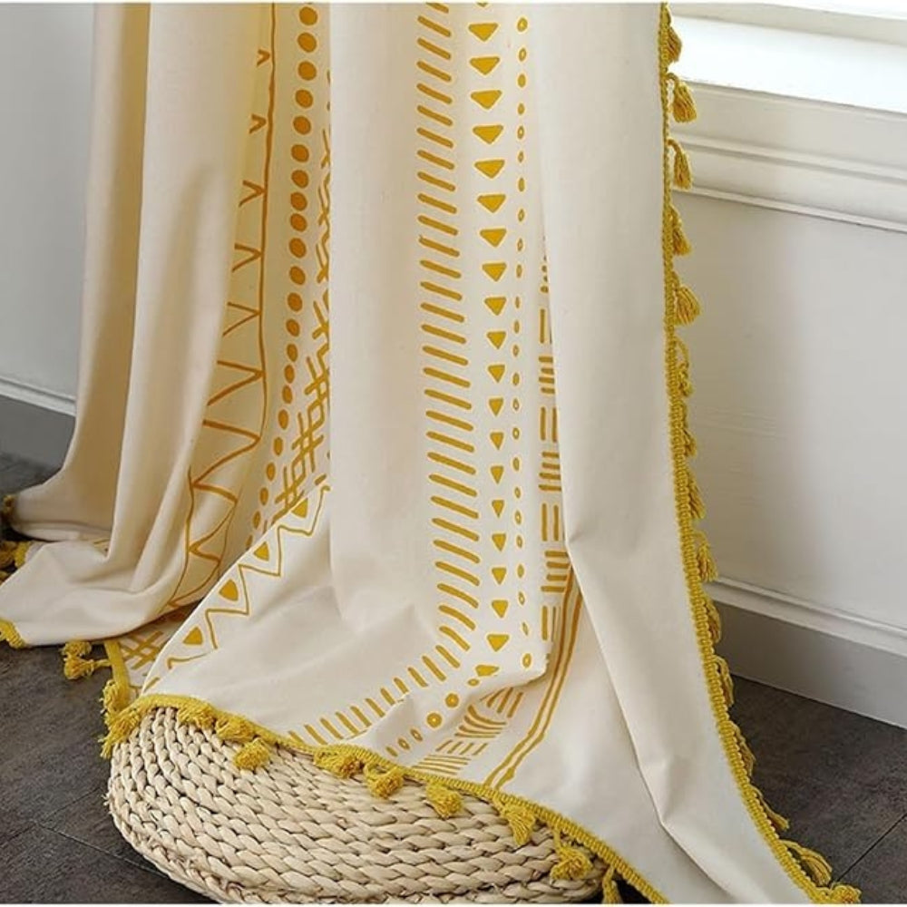 BowLift | Solstice Loom Artisan Tassel Curtain