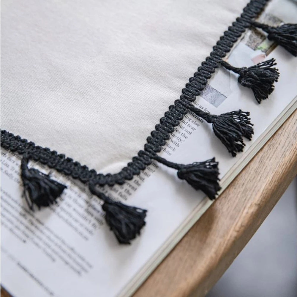 BowLift | Solstice Loom Artisan Tassel Curtain