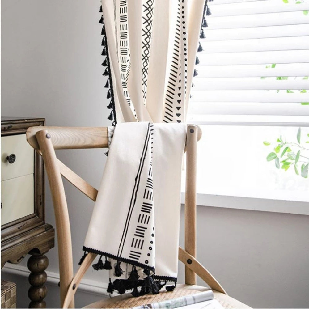 BowLift | Solstice Loom Artisan Tassel Curtain
