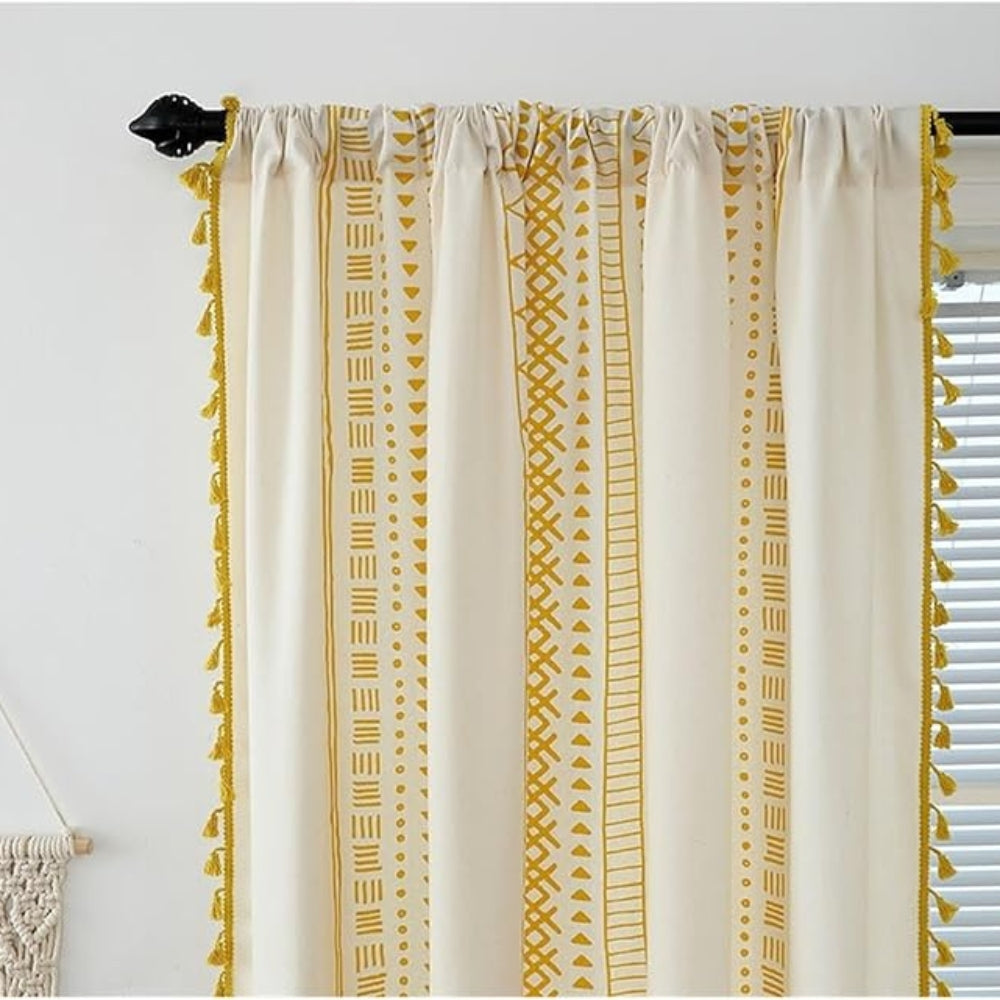 BowLift | Solstice Loom Artisan Tassel Curtain