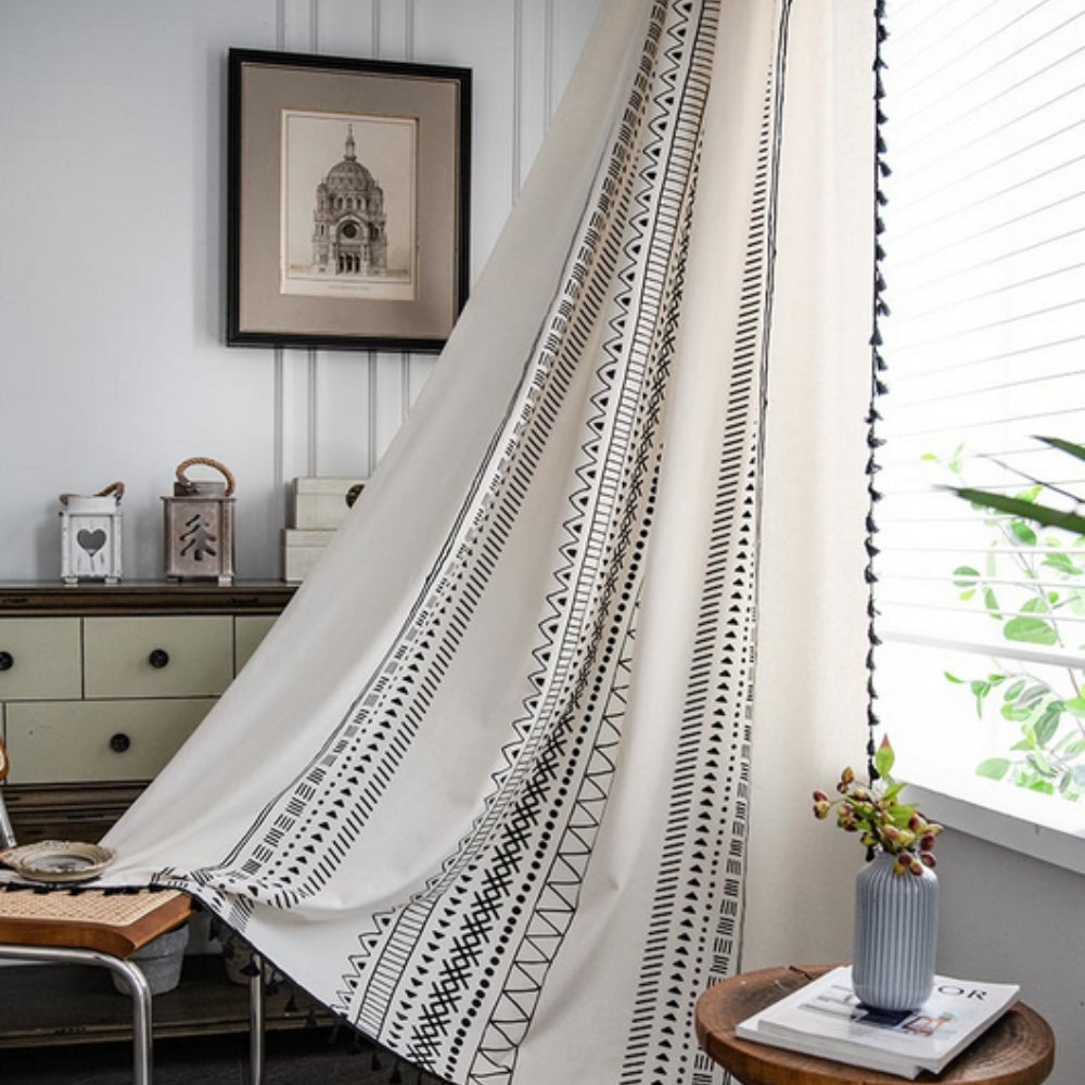 BowLift | Solstice Loom Artisan Tassel Curtain