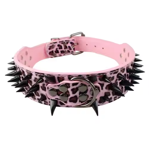 Dog collar with studs for large dogs Bowlift