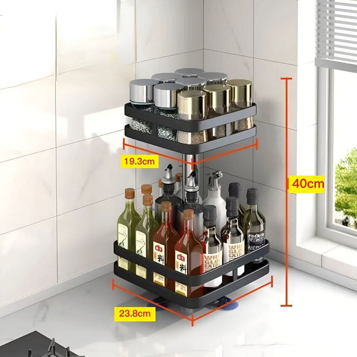 BowLift | 360° Rotating Spice Rack Organizer for Countertop