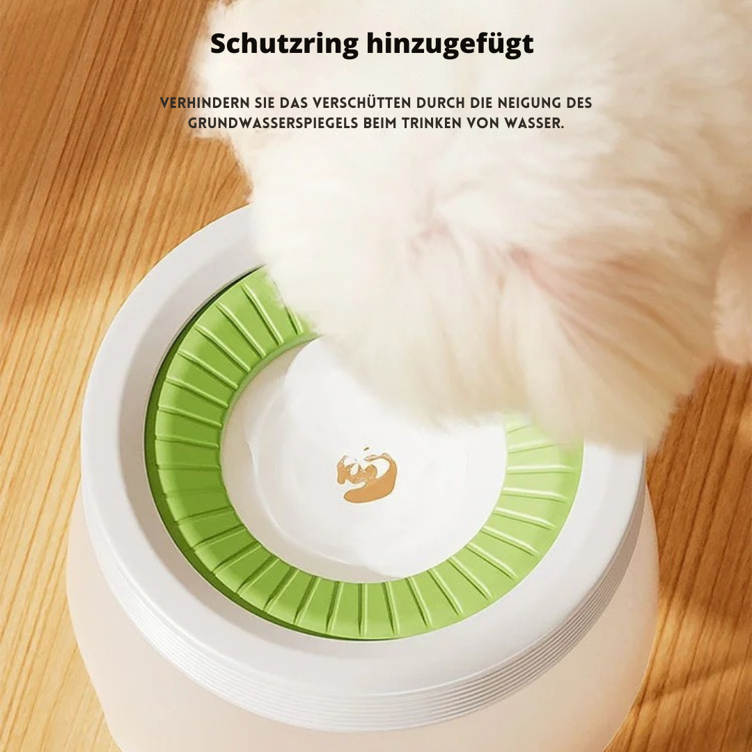 Leak-proof splash guard bowl for dogs & cats Bowlift