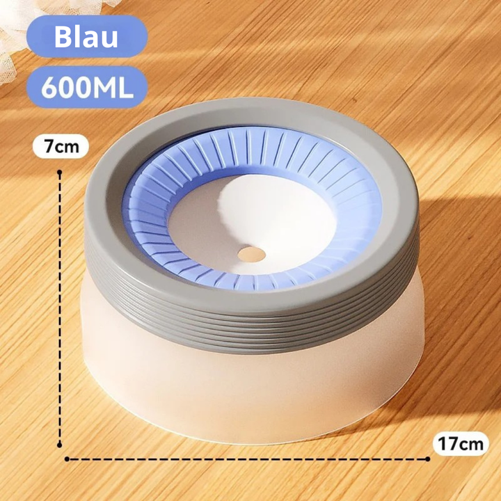 Leak-proof splash guard bowl for dogs & cats Bowlift