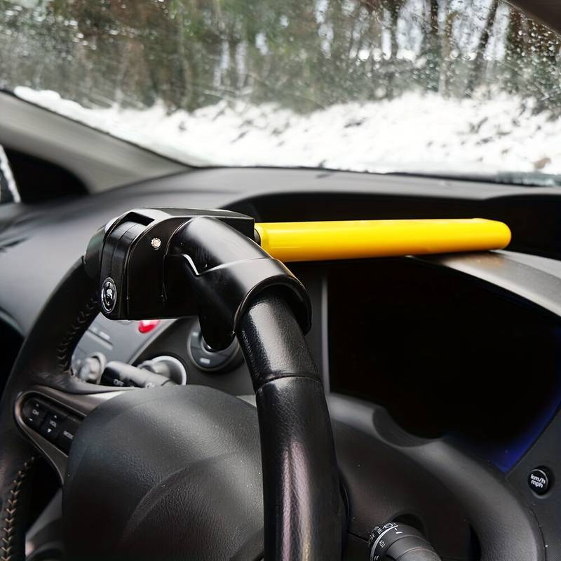 BowLift | Universal Steering Wheel Lock - Heavy-Duty Anti-Theft Device for Cars, Trucks, and SUVs