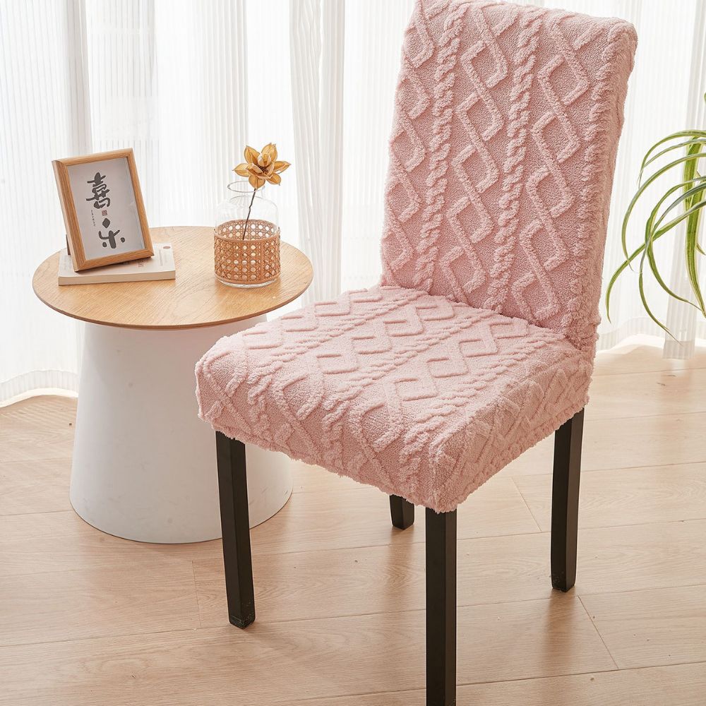 BowLift | Stretch Jacquard Dining Chair Cover