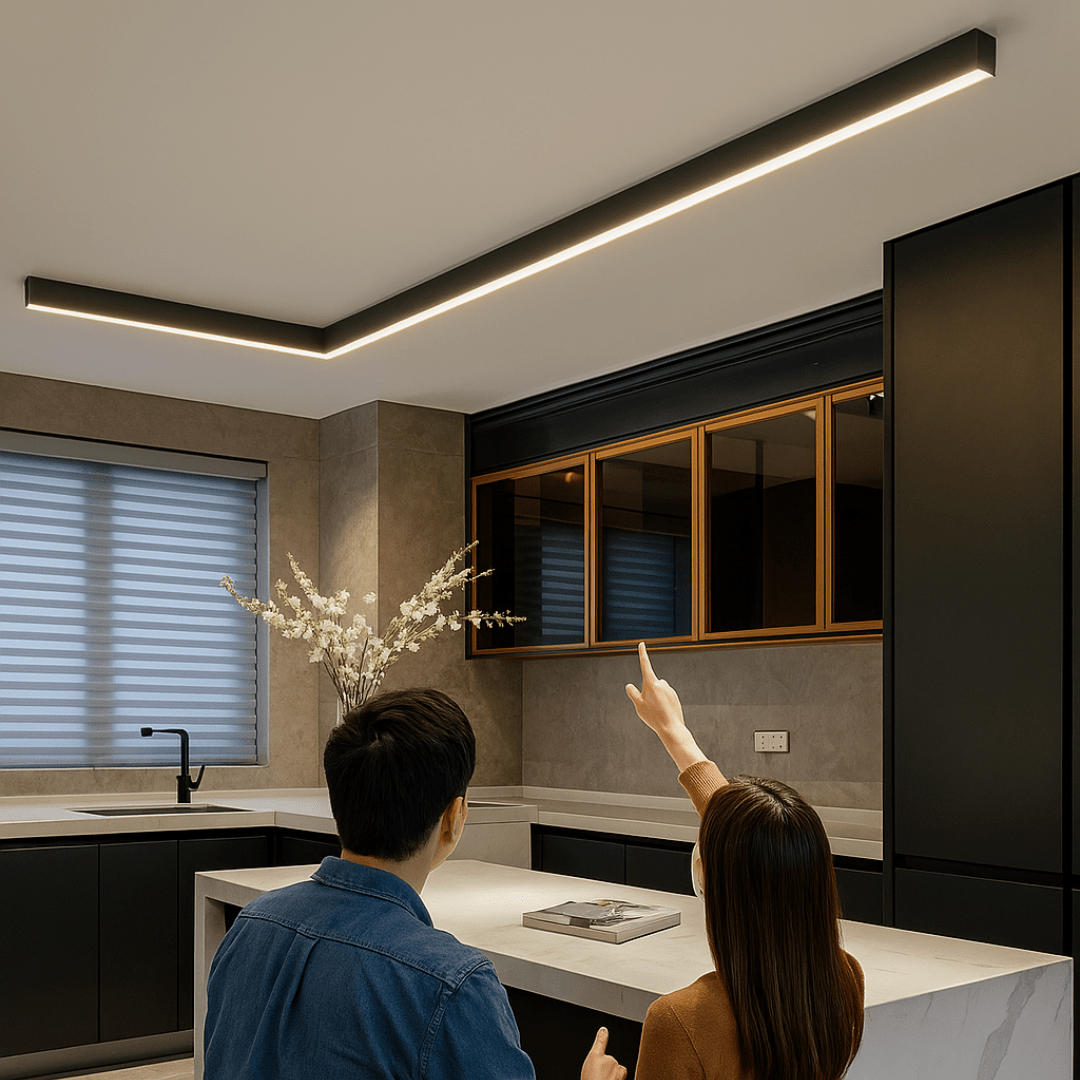 BowLift | Minimalist ceiling lamp with Scandinavian design & powerful luminosity