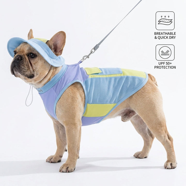 Summer Cooling Mesh Vest for French Bulldogs - Lightweight Pet Apparel | Bowlift