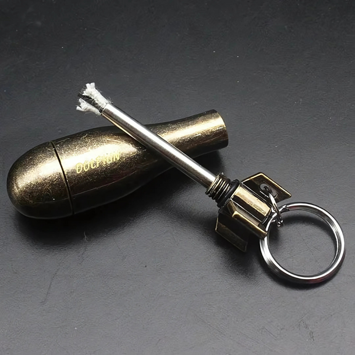 BowLift | Survival Waterproof Flint Fire Starter Keychain