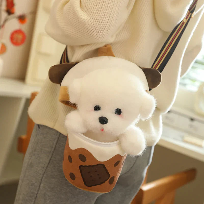 BowLift | Sweet Cookie Cup Puppy Plush Handbag