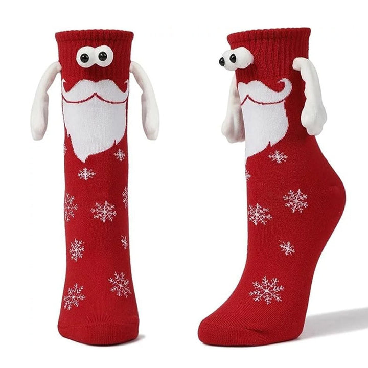 BowLift | Magnetic Socks Winter Edition Couple Hand in Hand Socks