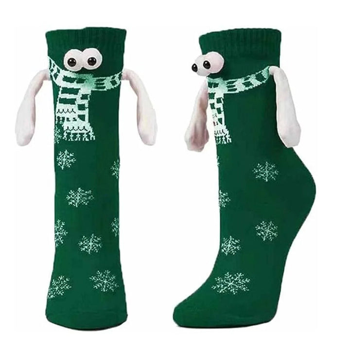 BowLift | Magnetic Socks Winter Edition Couple Hand in Hand Socks