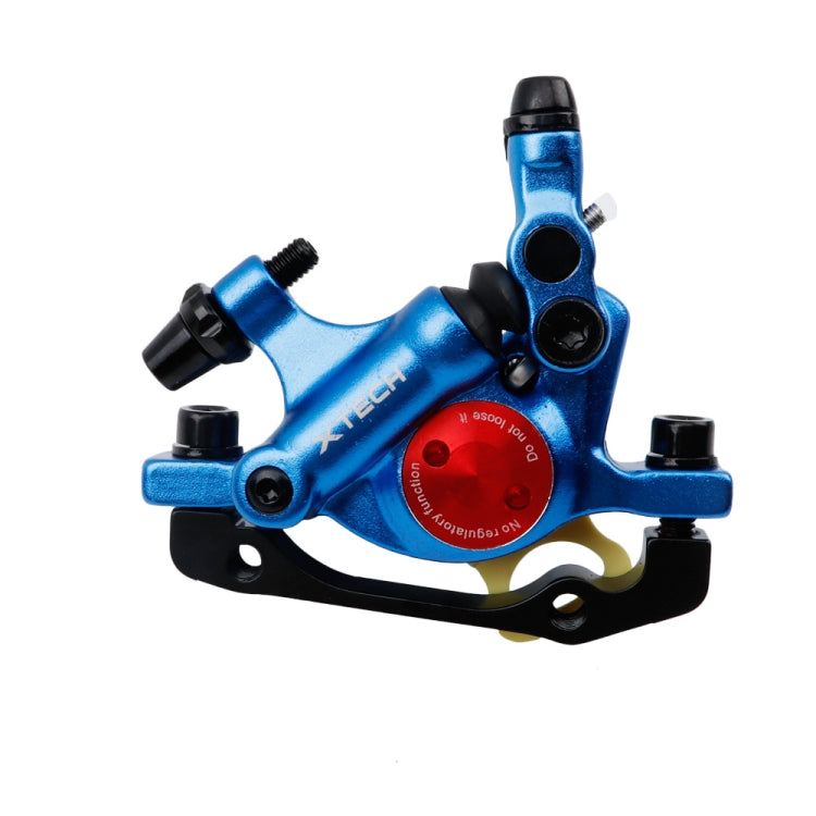 BowLift | ZOOM HB100 Mountain Bike Hydraulic Brake Caliper Folding Bike Cable Actuated Hydraulic Disc Brake Caliper, Style: Front (Blue)