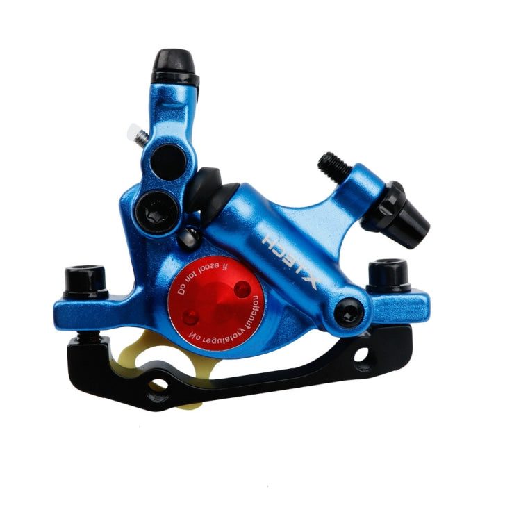 BowLift | ZOOM HB100 Mountain Bike Hydraulic Brake Caliper Folding Bike Cable Actuated Hydraulic Disc Brake Caliper, Style: Front (Blue)