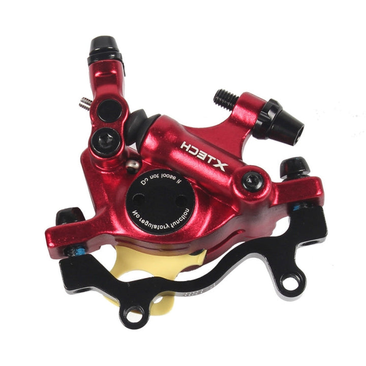BowLift | ZOOM HB100 Mountainbike Hydraulic Brake Caliper Folding Bike Cable Pull Hydraulic Disc Brake Saddle, Style:Rear(Red)