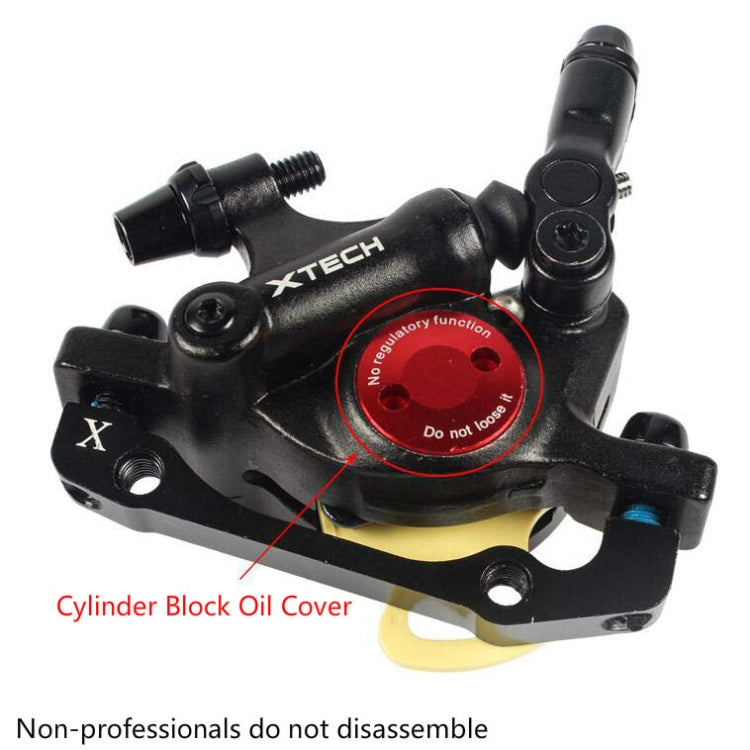 BowLift | ZOOM HB100 Mountainbike Hydraulic Brake Caliper Folding Bike Cable Hydraulic Disc Brake Caliper, Style: Front and Rear (Blue)