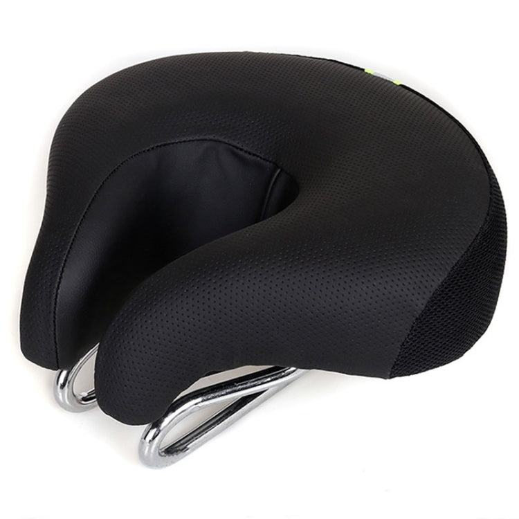 BowLift | Noseless Bicycle Saddle Mountain Bike Thick Soft Padding (Black)