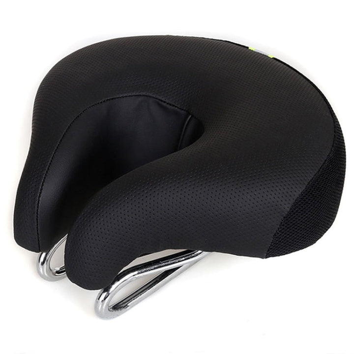 BowLift | Noseless Bicycle Saddle Mountain Bike Thick Soft Padding (Black)