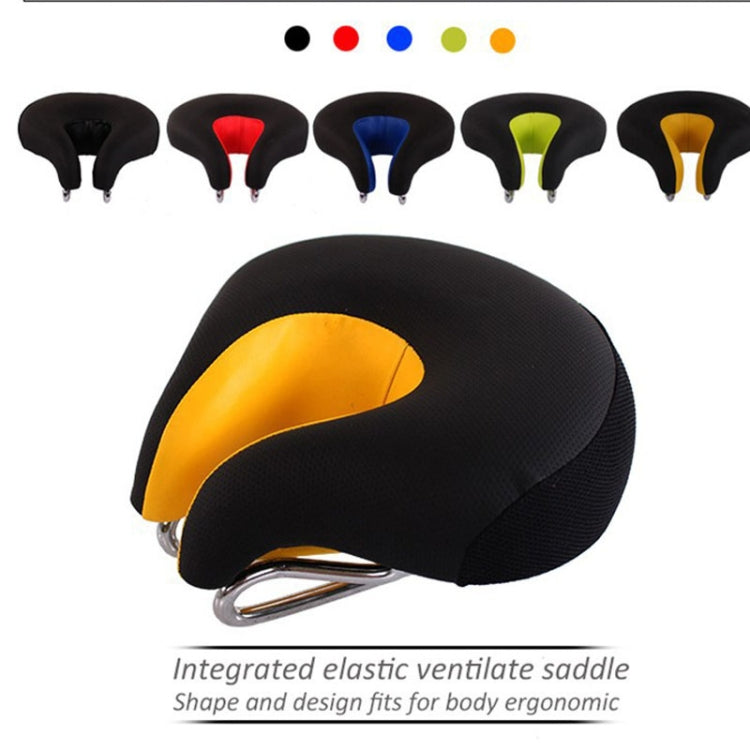 BowLift | Noseless Bicycle Saddle Mountain Bike Thick Soft Padding (Black)