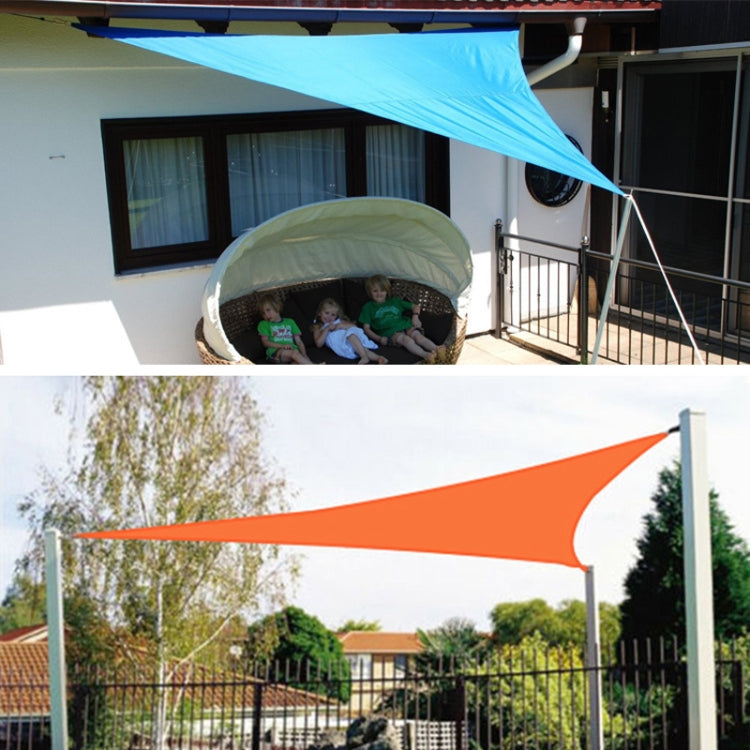 BowLift | Triangular Outdoor Garden Sunshade Sail Waterproof Anti-UV Awning, Size: 3m x 3m x 4.3m (Green)