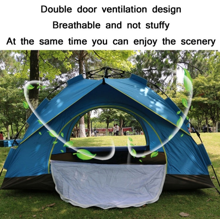 BowLift | TC-014 Outdoor Beach Travel Camping Automatic Spring Multi-Person Tent For 2 People (Green+Mat)