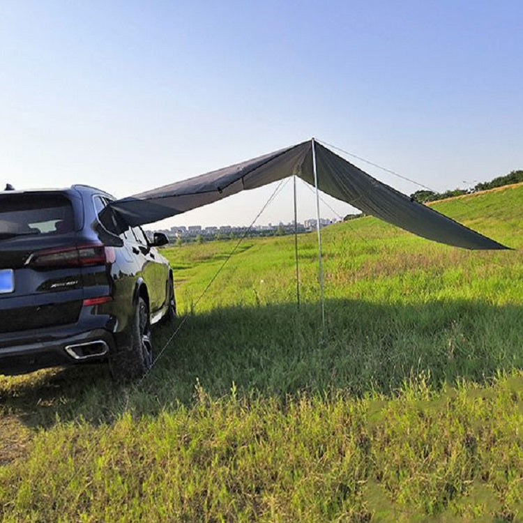 BowLift | Outdoor-Picnic-Camping Tent Next To The Car Waterproof Canopy 300x150cm (Dark Gray)