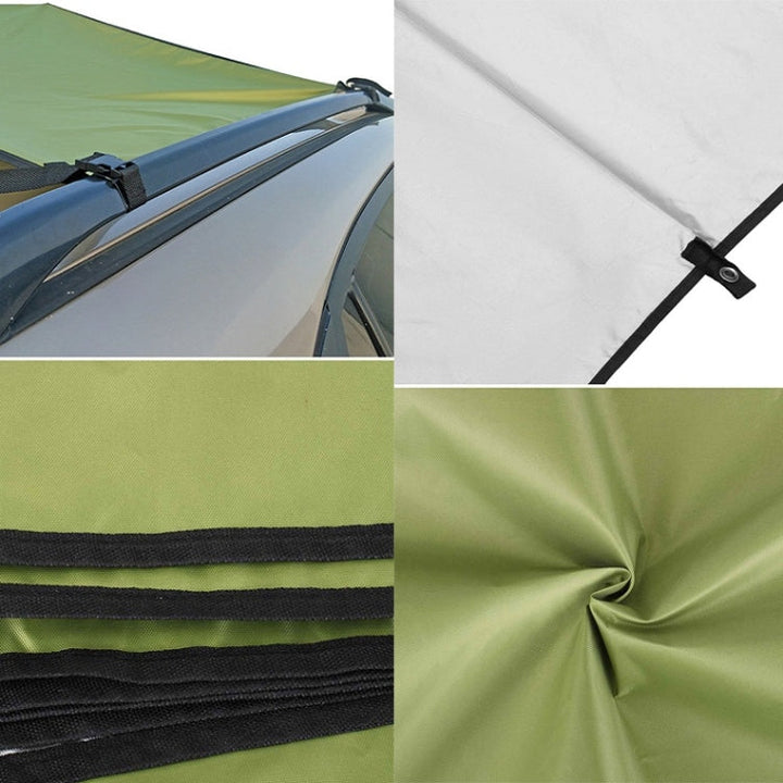 BowLift | Outdoor-Picnic-Camping Tent Next To The Car Waterproof Canopy 300x150cm (Dark Gray)