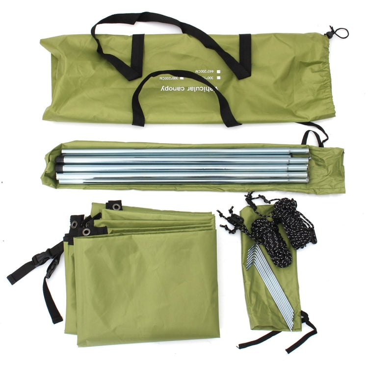 BowLift | Outdoor-Picnic-Camping Tent Next To The Car Waterproof Canopy 300x150cm (Dark Gray)